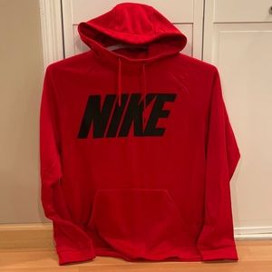 Nike Logo therma fit cowl neck hoodie